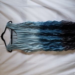 Notations Blue Ombré Dress